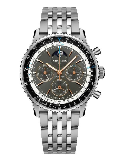 Review Breitling Navitimer B19 Chronograph 43 Perpetual Calendar Replica watch PB1921251B1A1